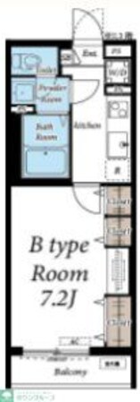 ヴィラ堀之内の物件間取画像
